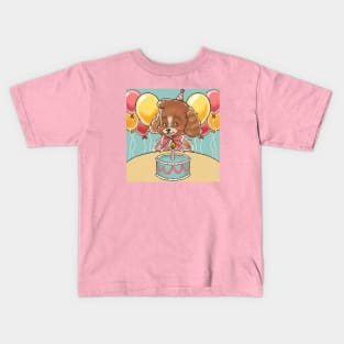 happy birthday puppy Kids T-Shirt